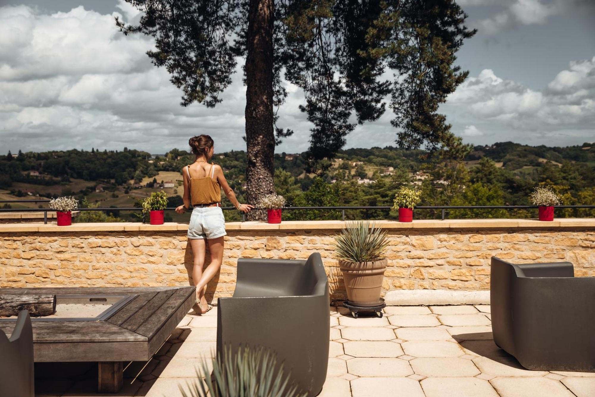 Hotel & Restaurant Le Meysset Sarlat-la-Caneda Bagian luar foto